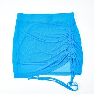 Doll's Kill Mini Mesh Side Cinch Skirt